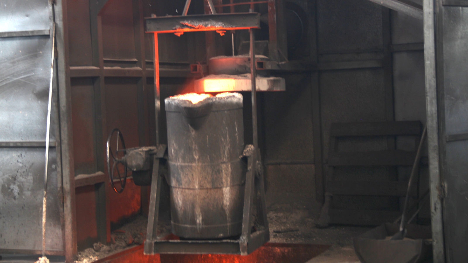 Investment casting melting